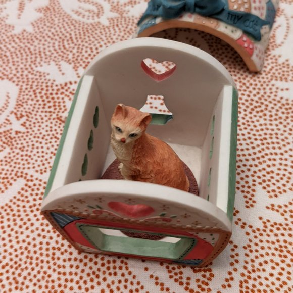 Priscilla Hillman Enesco Cat Box - Picture 3 of 5